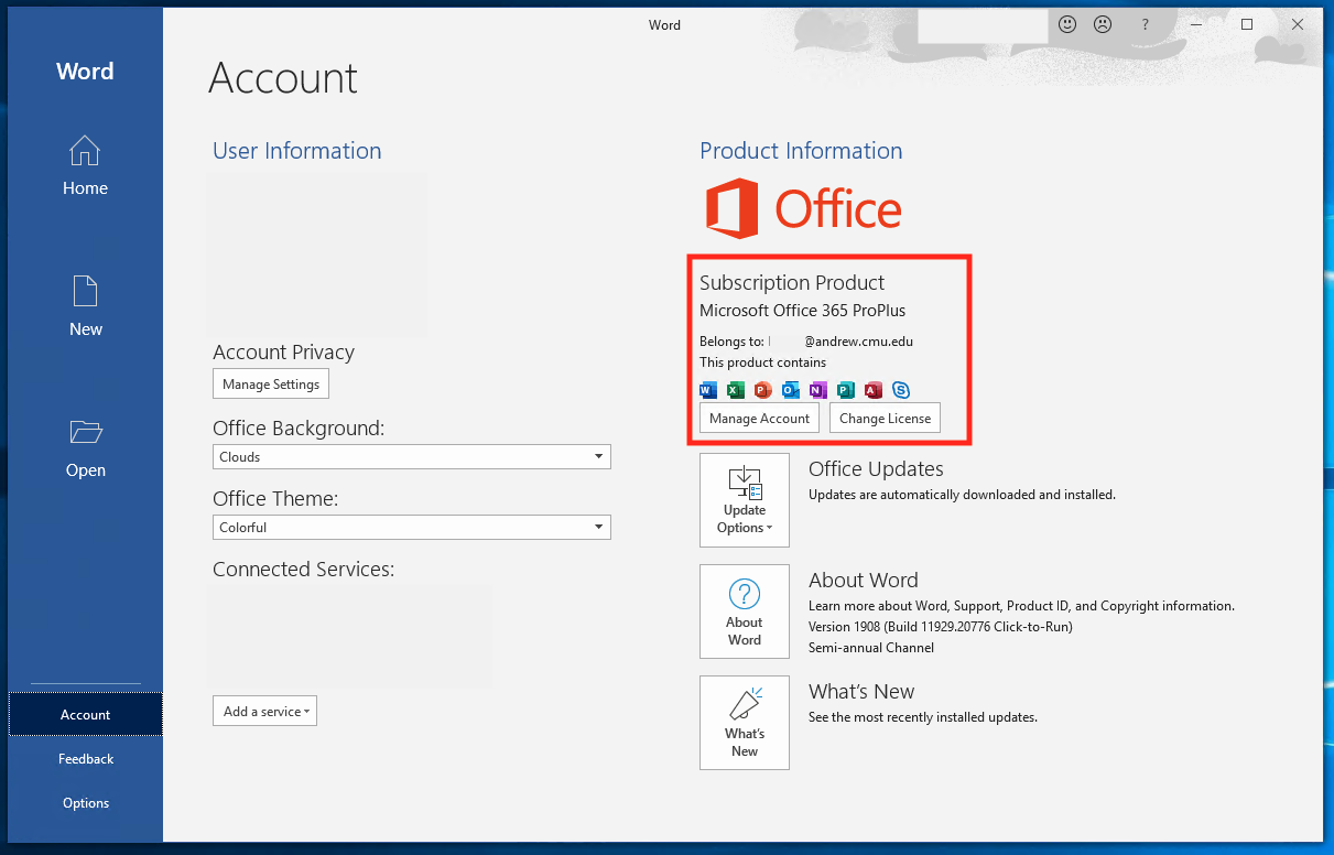 Office 365 Product Information