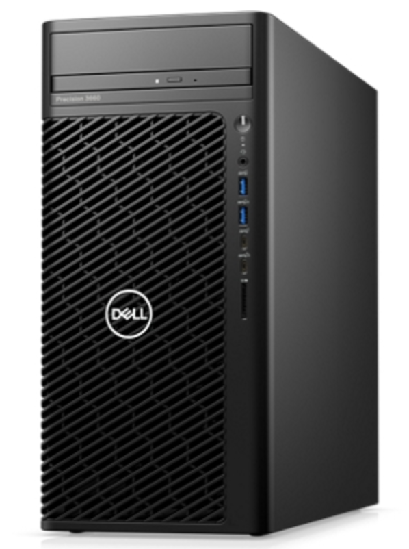 dell tower computer standing alone
